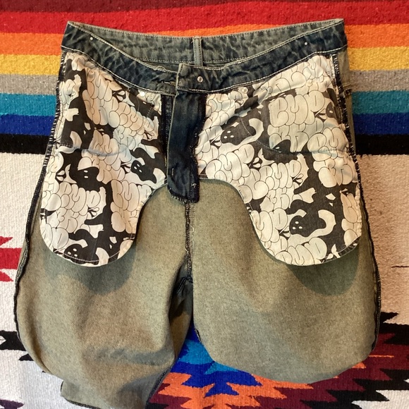 Vintage Empyre Cropped baggy jeans Wide leg 32 x 24 Y2K - Picture 15 of 15